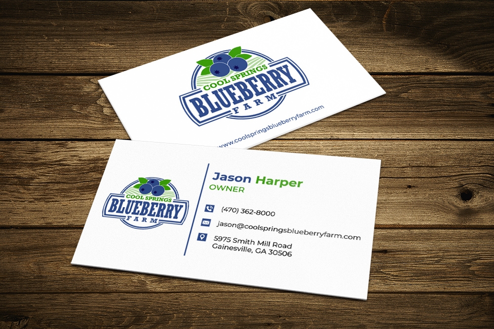 Cool Springs Blueberry Farm logo design by Art_Chaza