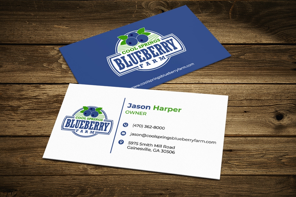 Cool Springs Blueberry Farm logo design by Art_Chaza