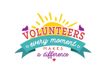 Volunteers: Every Moment Makes A Difference logo design by Rachel