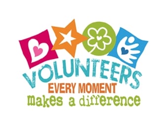 Volunteers: Every Moment Makes A Difference logo design by ingepro
