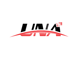 UNA logo design by giphone