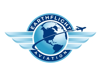 EarthFlight Aviation logo design by jaize