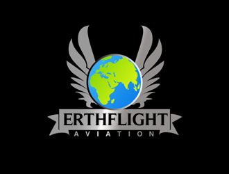 EarthFlight Aviation logo design by bougalla005