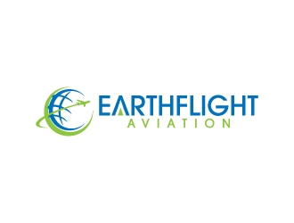 EarthFlight Aviation logo design by jaize
