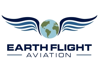 EarthFlight Aviation logo design by crearts