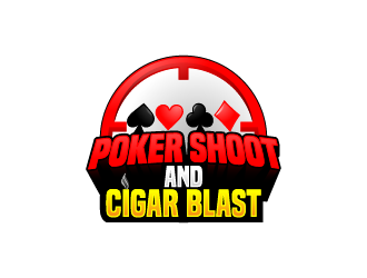 POKER SHOOT & CIGAR BLAST logo design by reight