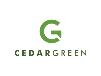 Cedar Green logo design by MariusCC