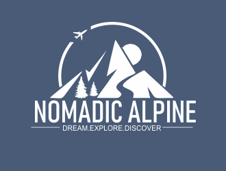 Nomadic Alpine logo design by cgage20