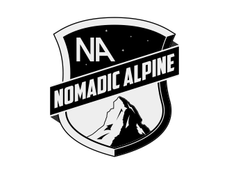 Nomadic Alpine logo design by Kruger