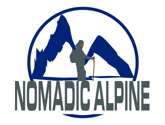 Nomadic Alpine logo design by ElonStark