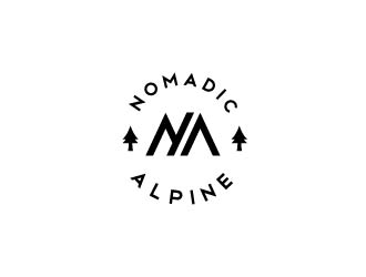 Nomadic Alpine logo design by graphica
