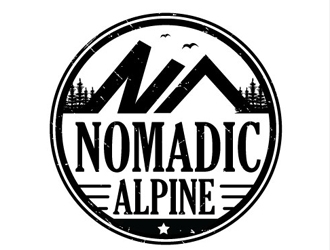 Nomadic Alpine logo design by logoguy