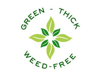 Green,Thick, Weed-Free logo design by cikiyunn