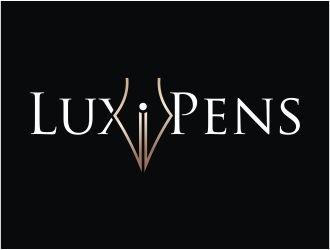 LuxiPens logo design by 48art