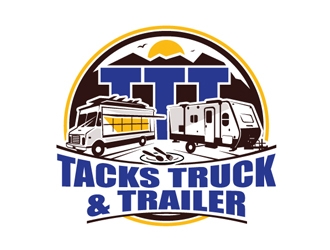 Tacks Truck & Trailer logo design by logoguy