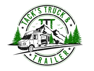 Tacks Truck & Trailer logo design by DreamLogoDesign