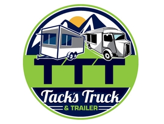 Tacks Truck & Trailer logo design by logoguy