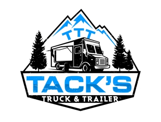 Tacks Truck & Trailer logo design by DreamLogoDesign