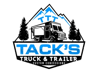 Tacks Truck & Trailer logo design by DreamLogoDesign