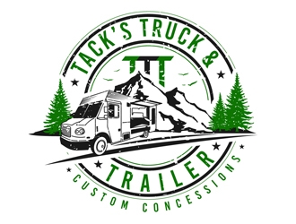 Tacks Truck & Trailer logo design by DreamLogoDesign