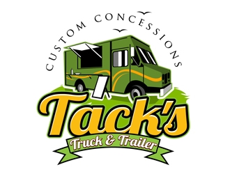 Tacks Truck & Trailer logo design by DreamLogoDesign