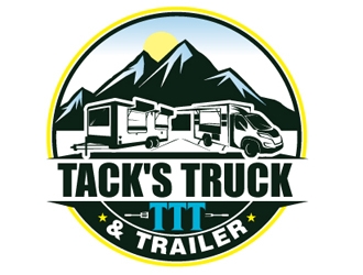Tacks Truck & Trailer logo design by logoguy