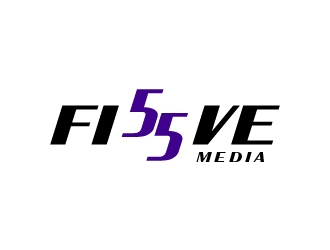 Five55 Media logo design by AbiKall