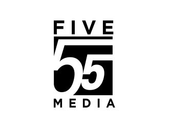 Five55 Media logo design by cikiyunn
