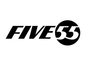Five55 Media logo design by CreativeMania