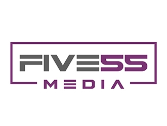 Five55 Media logo design by marshall