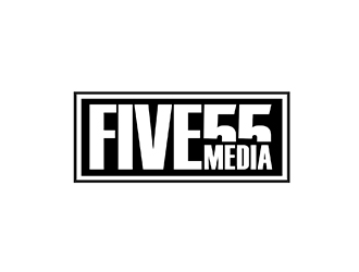 Five55 Media logo design by marshall