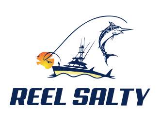 Reel Salty logo design by mletus