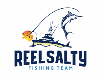 Reel Salty logo design by mletus