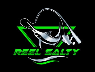 Reel Salty logo design by uttam