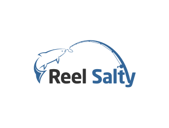 Reel Salty logo design by Gravity