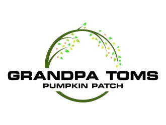 Grandpa Toms Pumpkin Patch logo design by jetzu