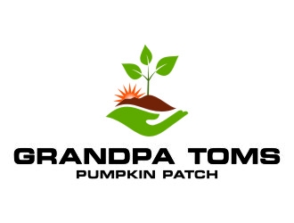 Grandpa Toms Pumpkin Patch logo design by jetzu