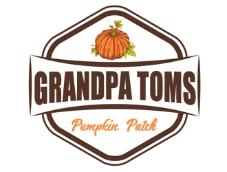 Grandpa Toms Pumpkin Patch logo design by samueljho