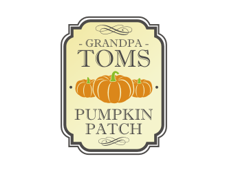 Grandpa Toms Pumpkin Patch logo design by dhe27