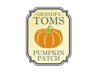 Grandpa Toms Pumpkin Patch logo design by dhe27