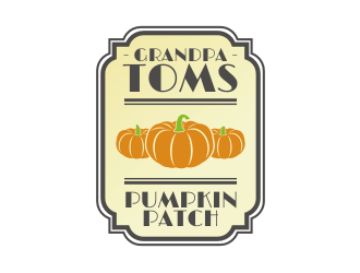 Grandpa Toms Pumpkin Patch logo design by dhe27