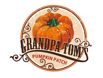 Grandpa Toms Pumpkin Patch logo design by coco