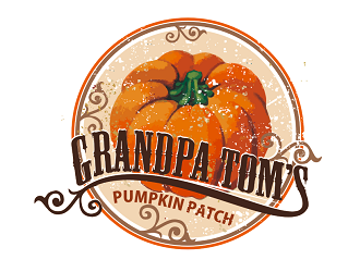Grandpa Toms Pumpkin Patch logo design by coco