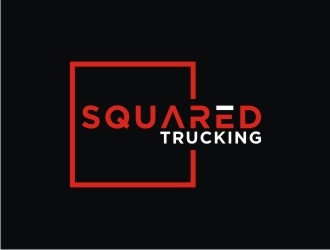 AG2 (Squared) Trucking  logo design by bricton