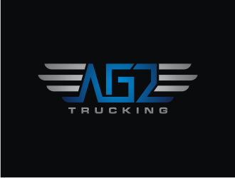 AG2 (Squared) Trucking  logo design by mbamboex