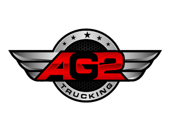 AG2 (Squared) Trucking  logo design by THOR_
