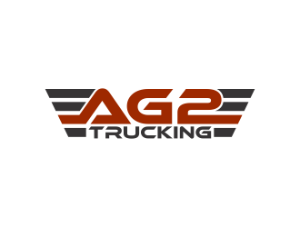 AG2 (Squared) Trucking  logo design by Kruger
