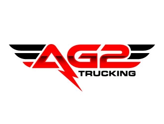 AG2 (Squared) Trucking  logo design by daywalker