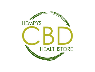 Hempys CBD Healthstore logo design by tukangngaret