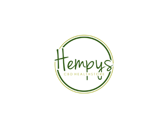 Hempys CBD Healthstore logo design by johana